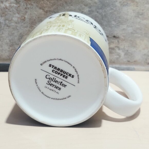 Starbucks Global Icon Collector Series 2009 Chicago Coffee Mug 16 Oz - Picture 8 of 10